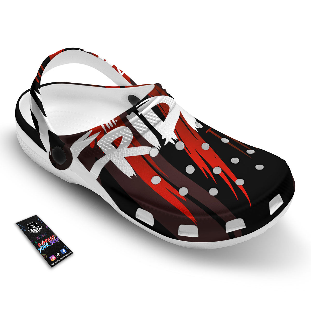 Friday 13 Print Clog-grizzshop