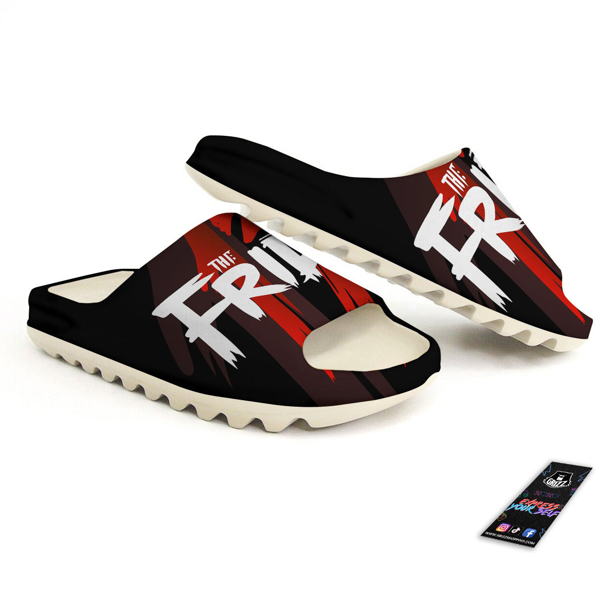 Friday 13 Print Sandals-grizzshop