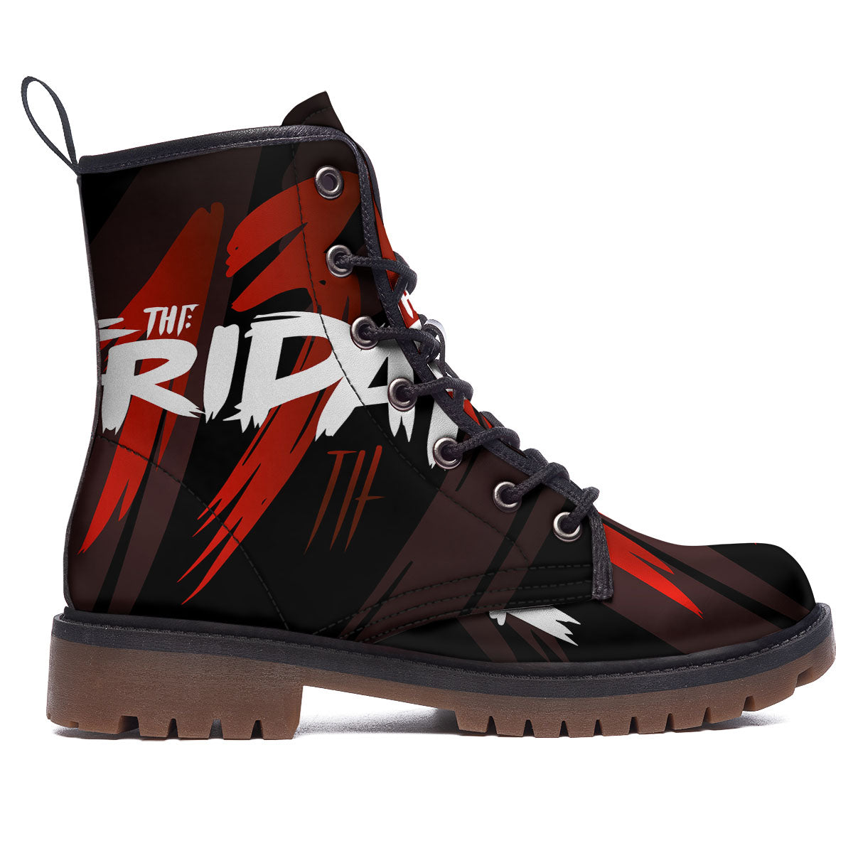Friday 13 Print Work Boots-grizzshop