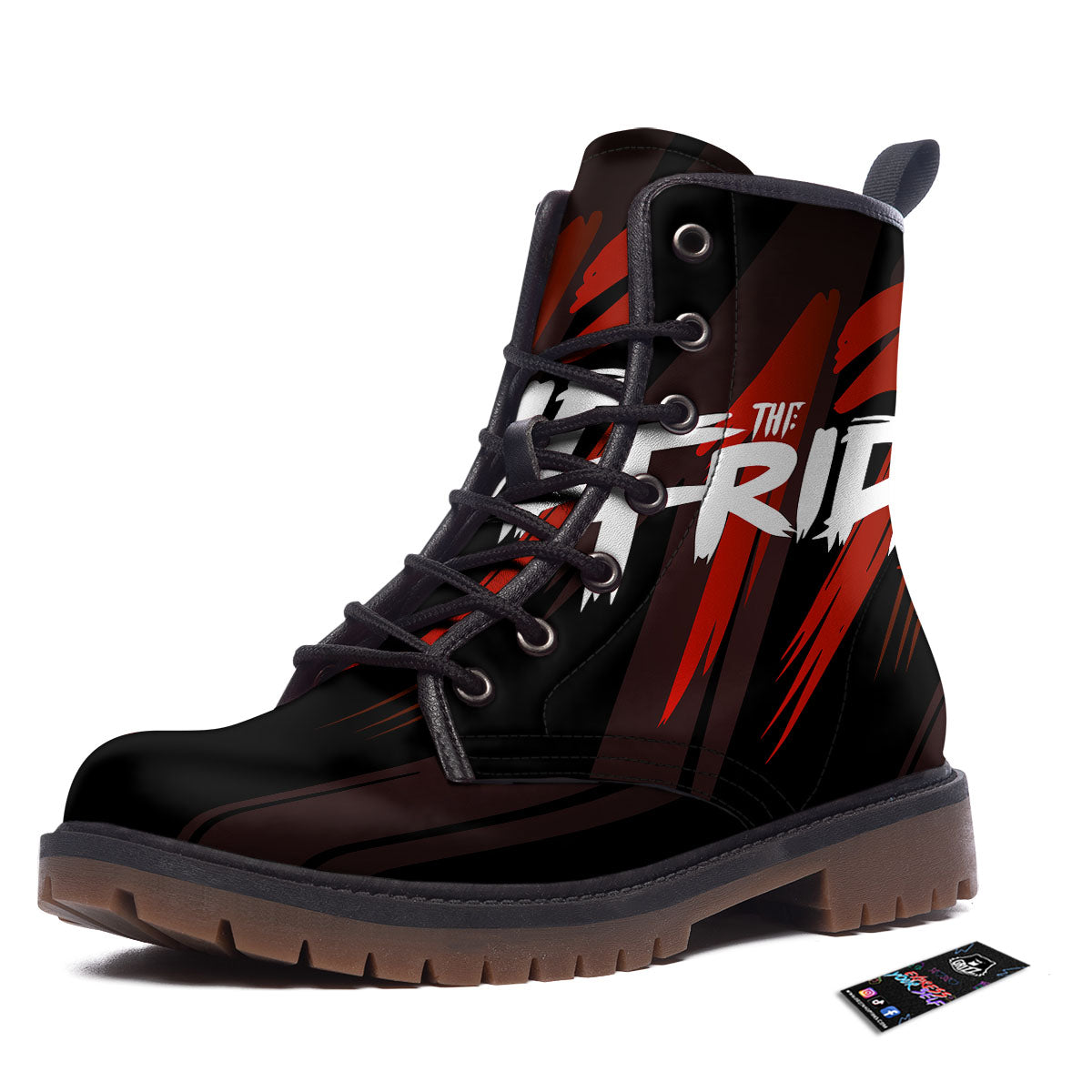 Friday 13 Print Work Boots-grizzshop