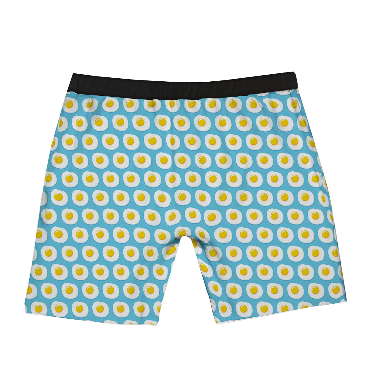 Fried Eggs Blue Print Pattern Boxer Briefs-grizzshop
