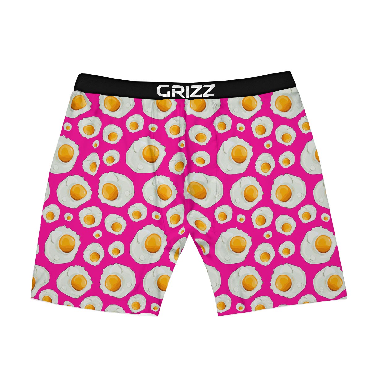 Fried Eggs Pink Print Pattern Boxer Briefs-grizzshop