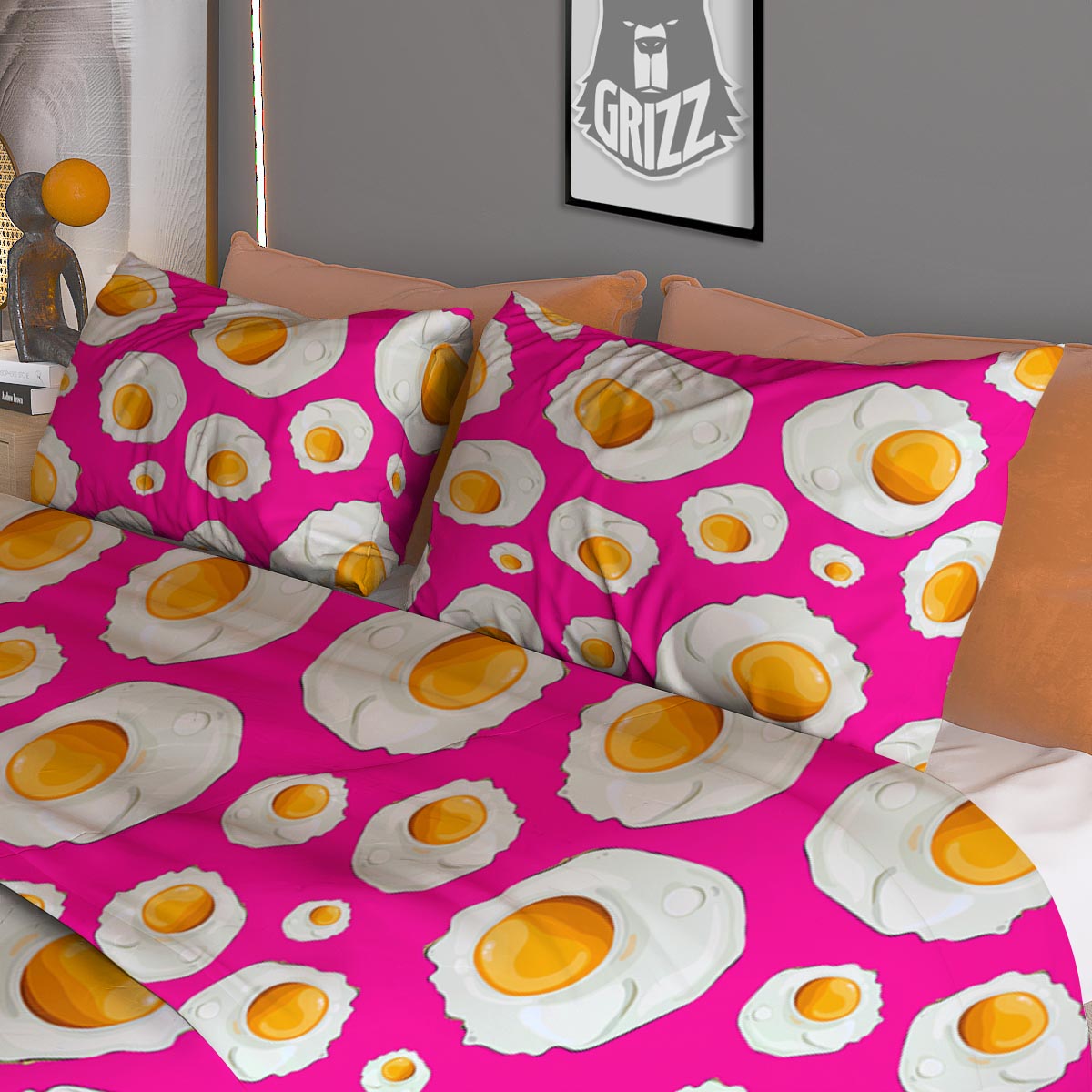 Flowers Tropical Print Pattern Duvet Cover Bedding Set