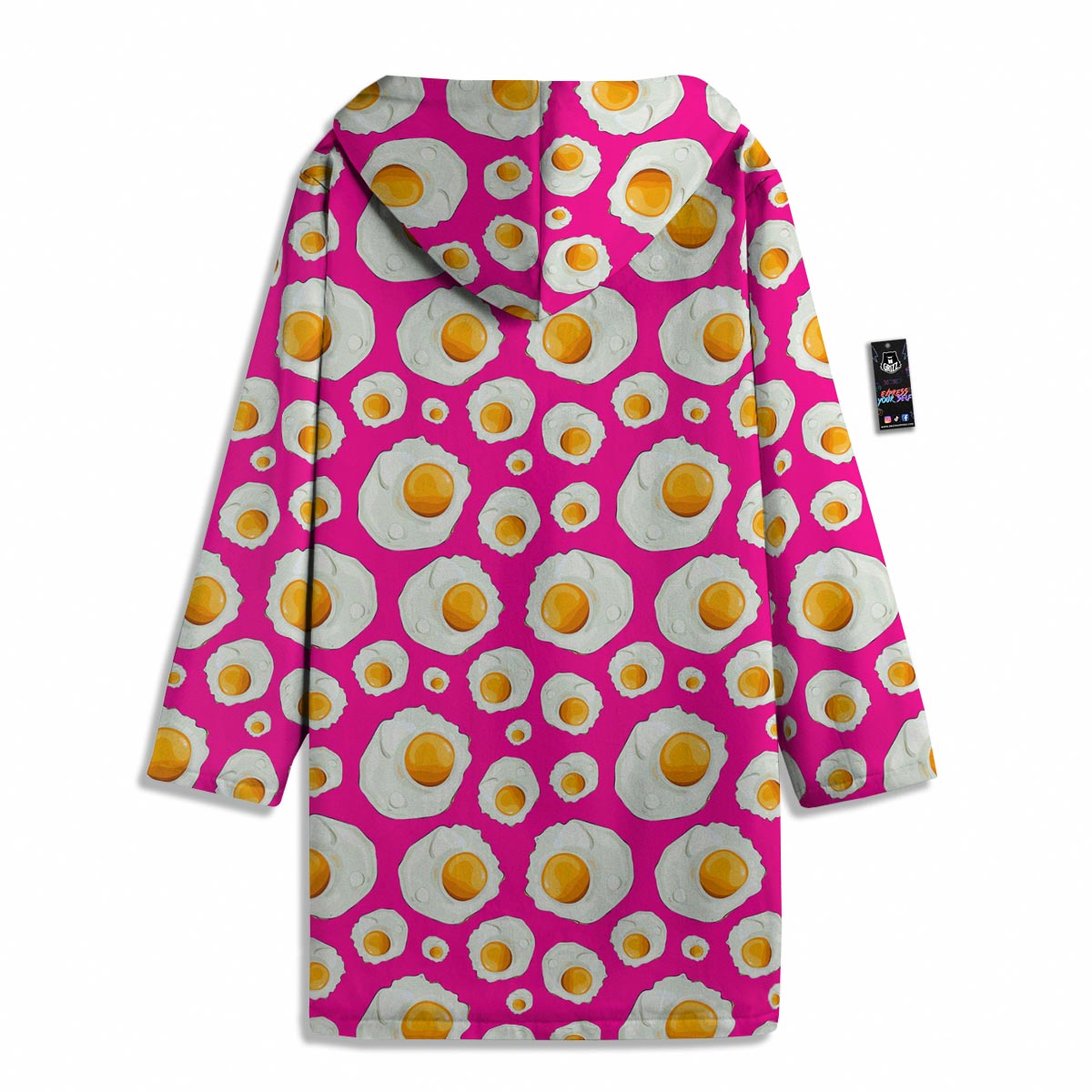 Fried Eggs Pink Print Pattern Men's Windbreaker Jacket-grizzshop