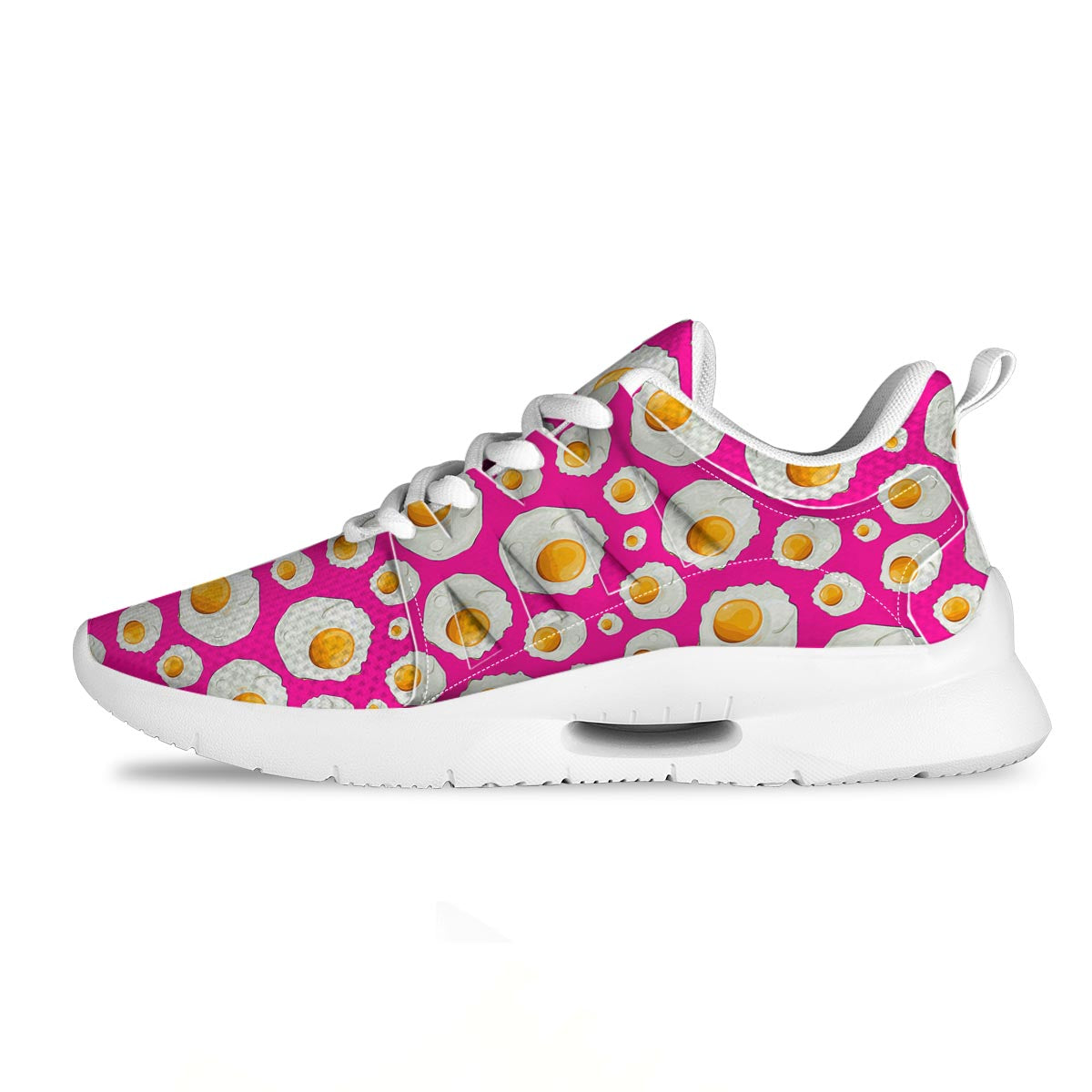 Fried Eggs Pink Print Pattern Tennis Shoes-grizzshop