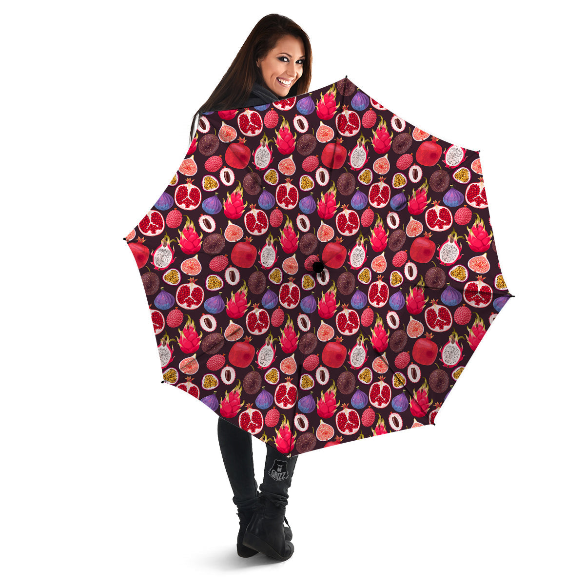 Friut Exotic Print Pattern Umbrella-grizzshop