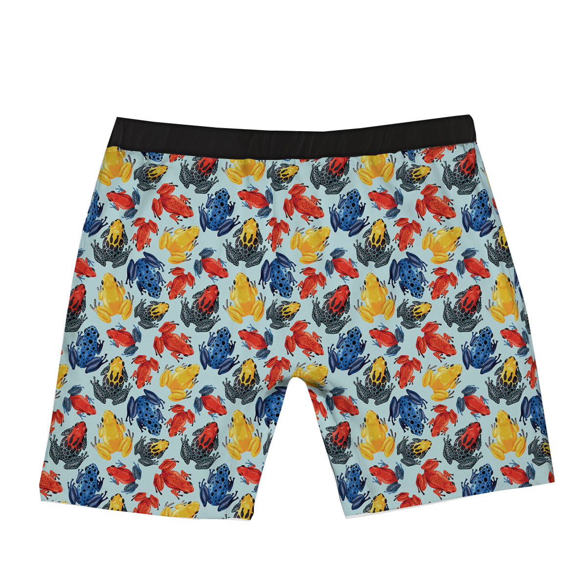 Frog Colorful Print Pattern Boxer Briefs-grizzshop