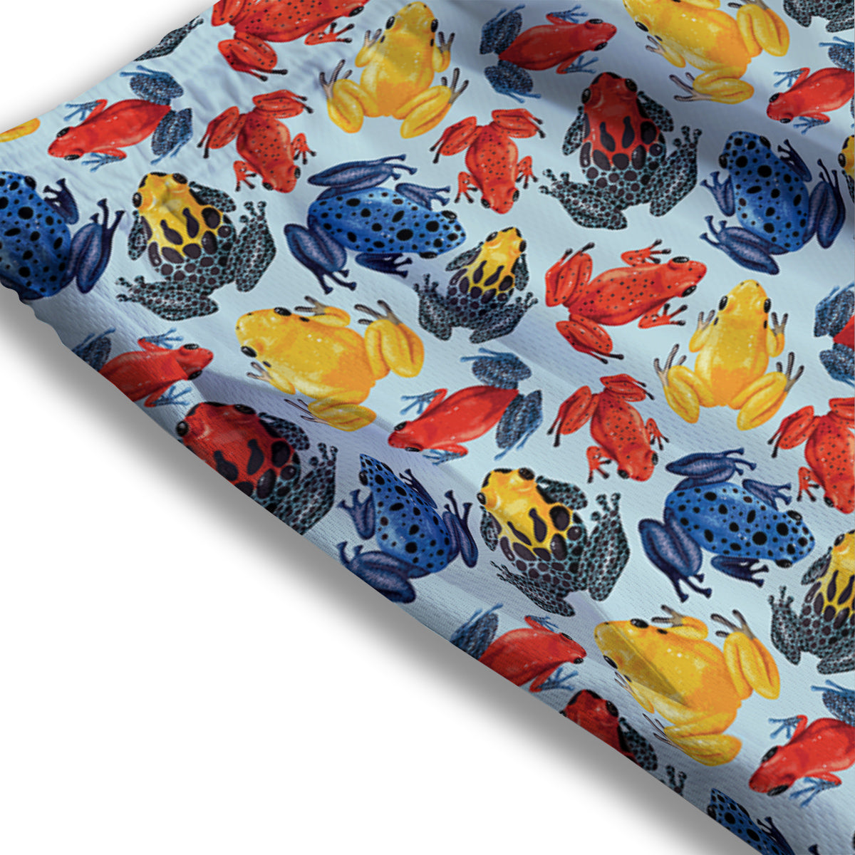 Frog Colorful Print Pattern Mesh Shorts-grizzshop
