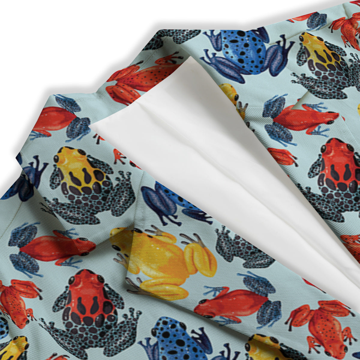 Frog Colorful Print Pattern Women's Blazer-grizzshop