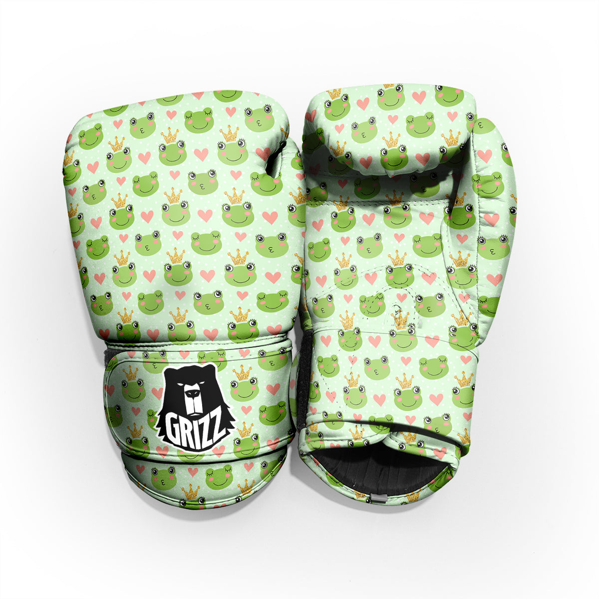 Frog Cute Print Pattern Sparring Gloves-grizzshop