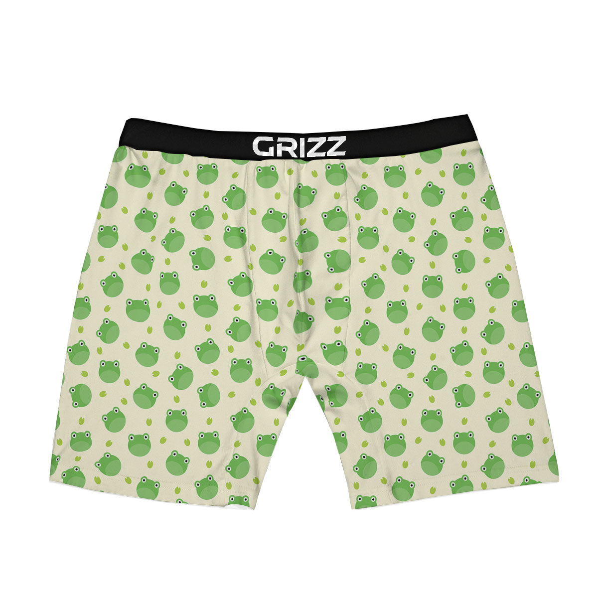 Frog Faces Print Pattern Boxer Briefs-grizzshop