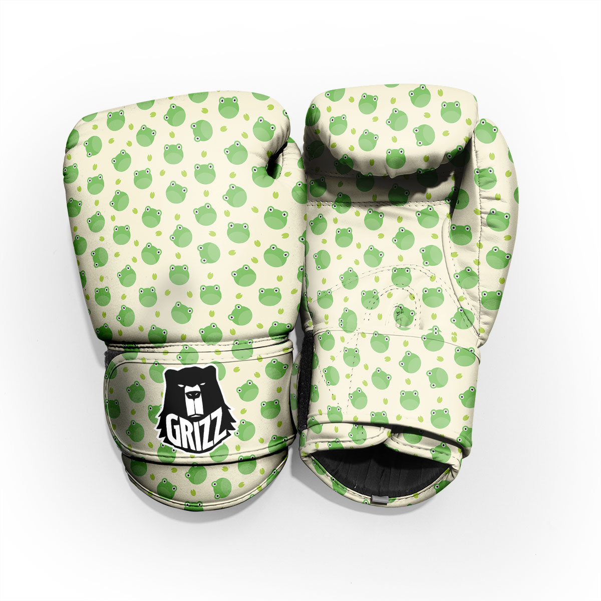 Frog Faces Print Pattern Sparring Gloves-grizzshop