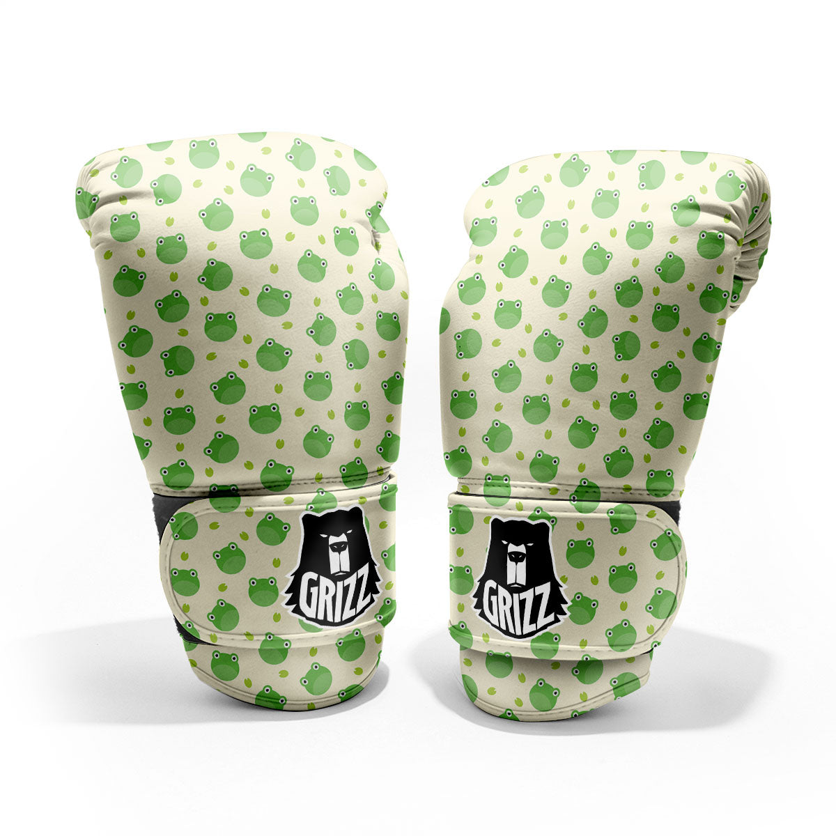 Frog Faces Print Pattern Sparring Gloves-grizzshop