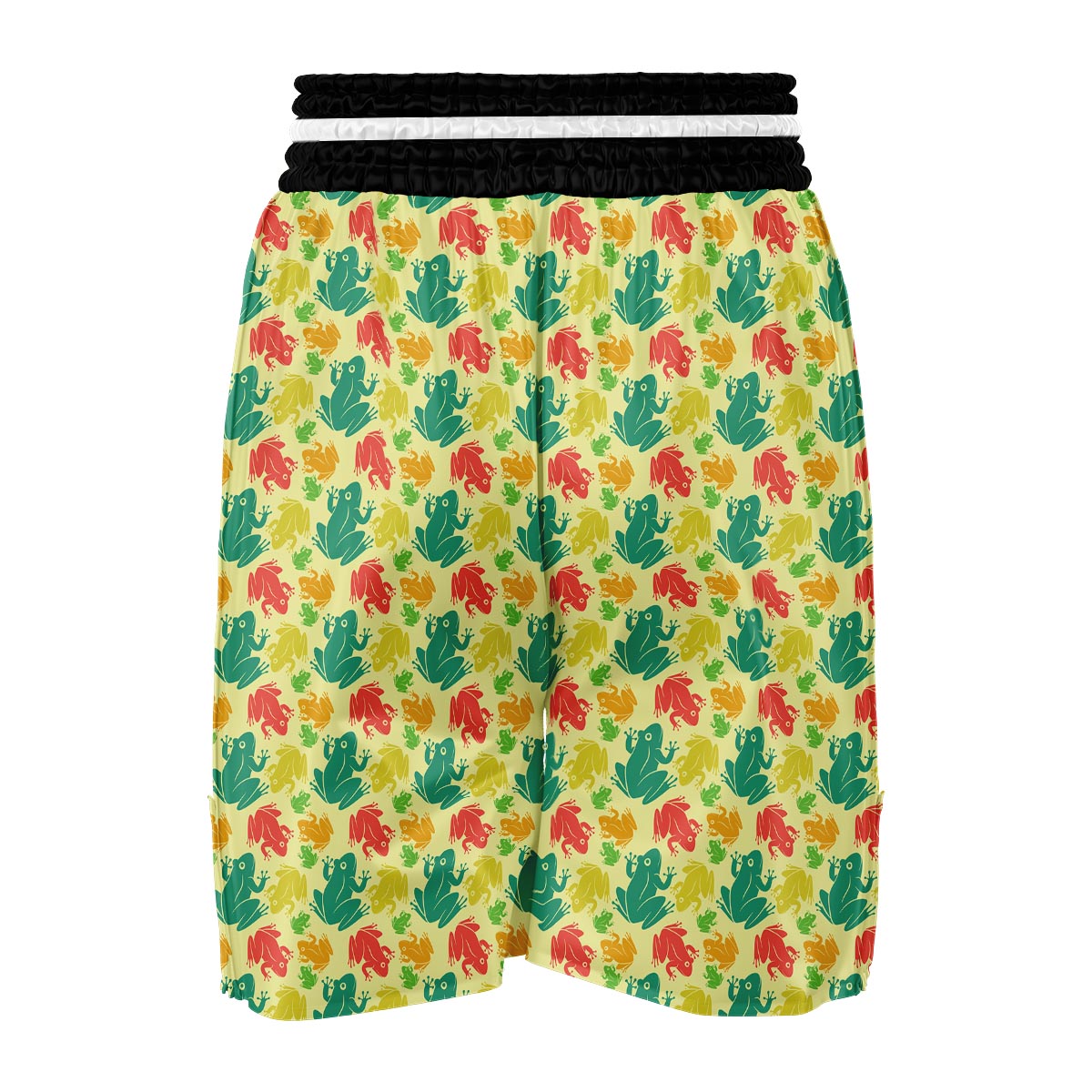 Frog Print Pattern Boxing Shorts-grizzshop