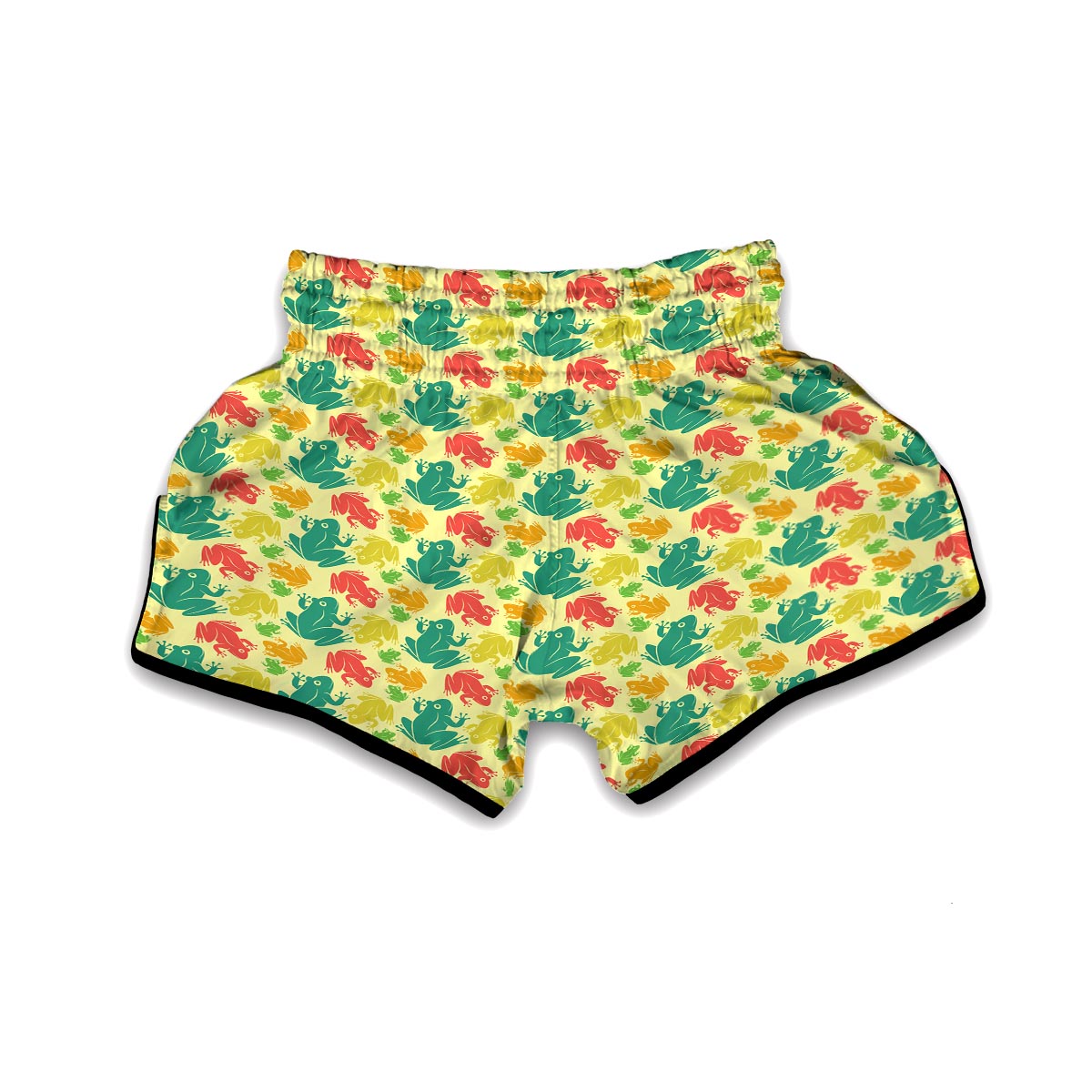 Frog Print Pattern Muay Thai Boxing Shorts-grizzshop