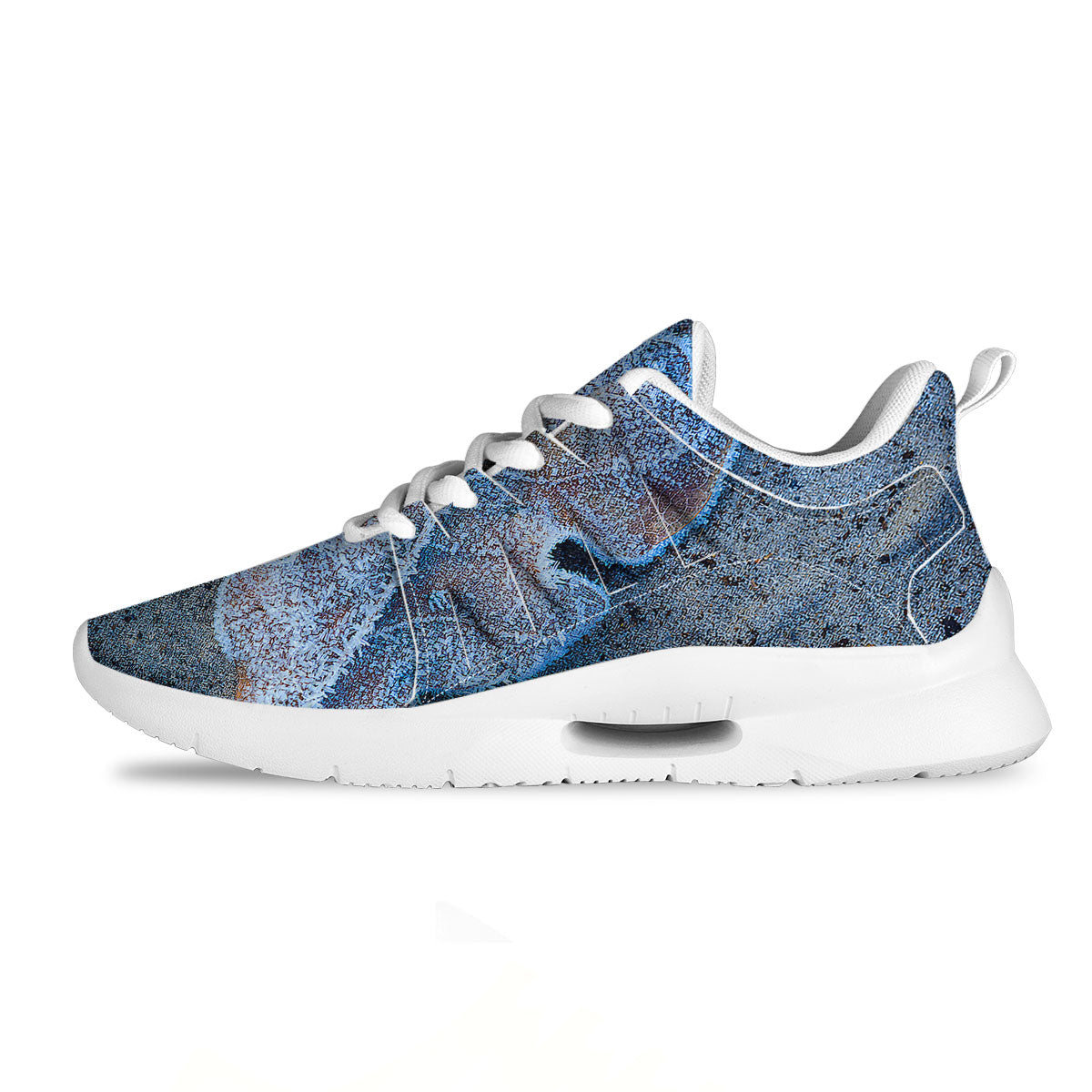 Frozen Leaf Oak Print Tennis Shoes-grizzshop