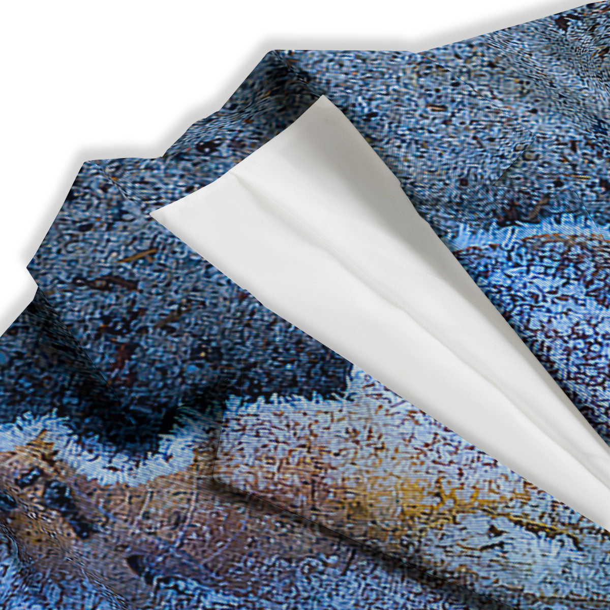 Frozen Leaf Oak Print Women's Blazer-grizzshop