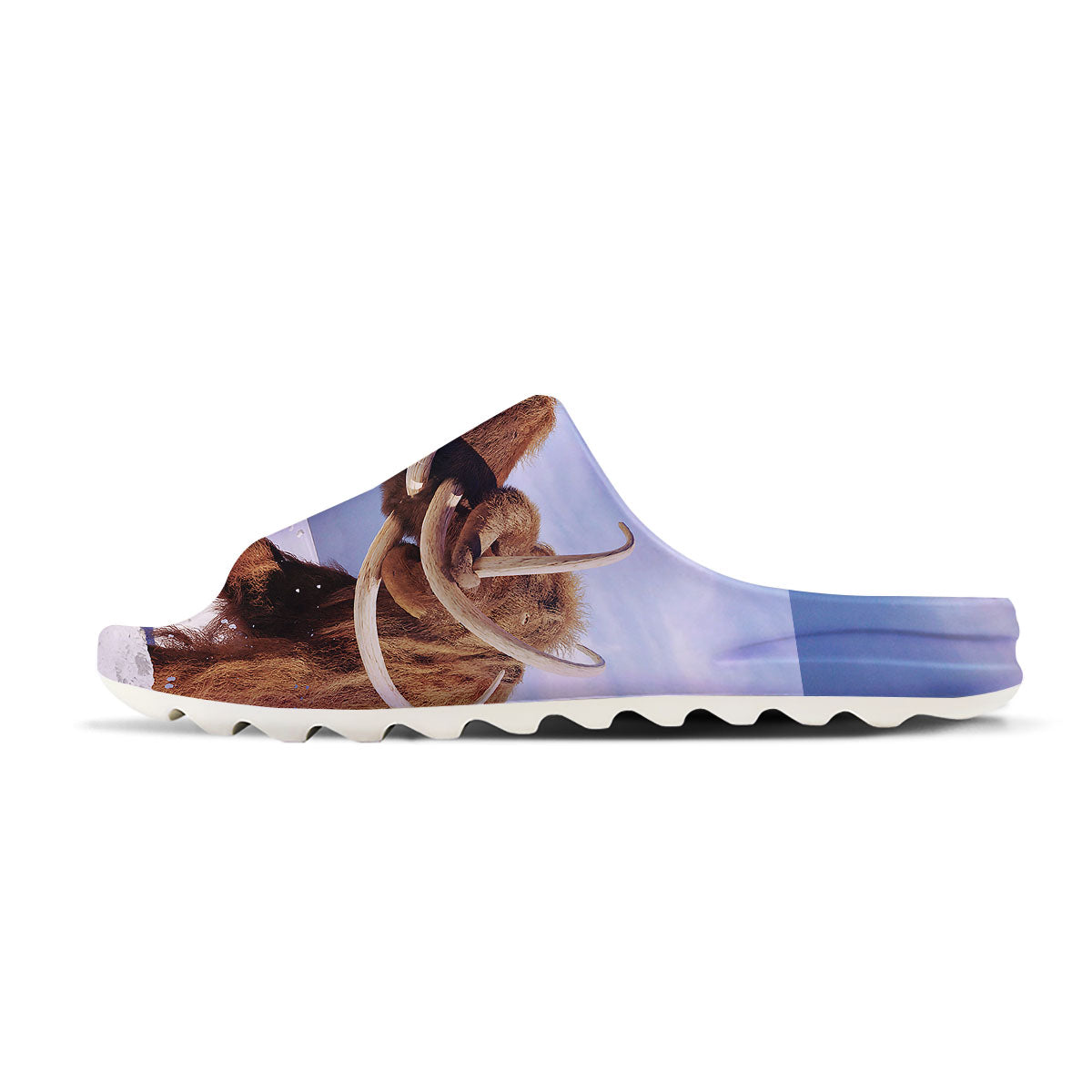 Frozen Mammoth Print Sandals-grizzshop