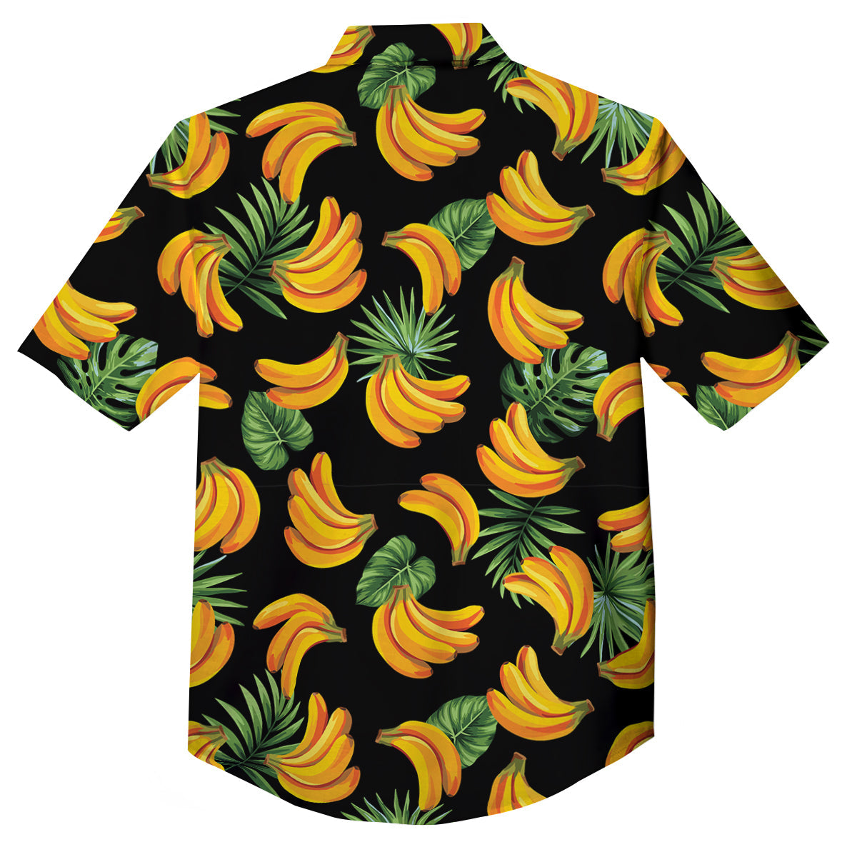 Fruit Banana Print Pattern Button Up Shirt-grizzshop