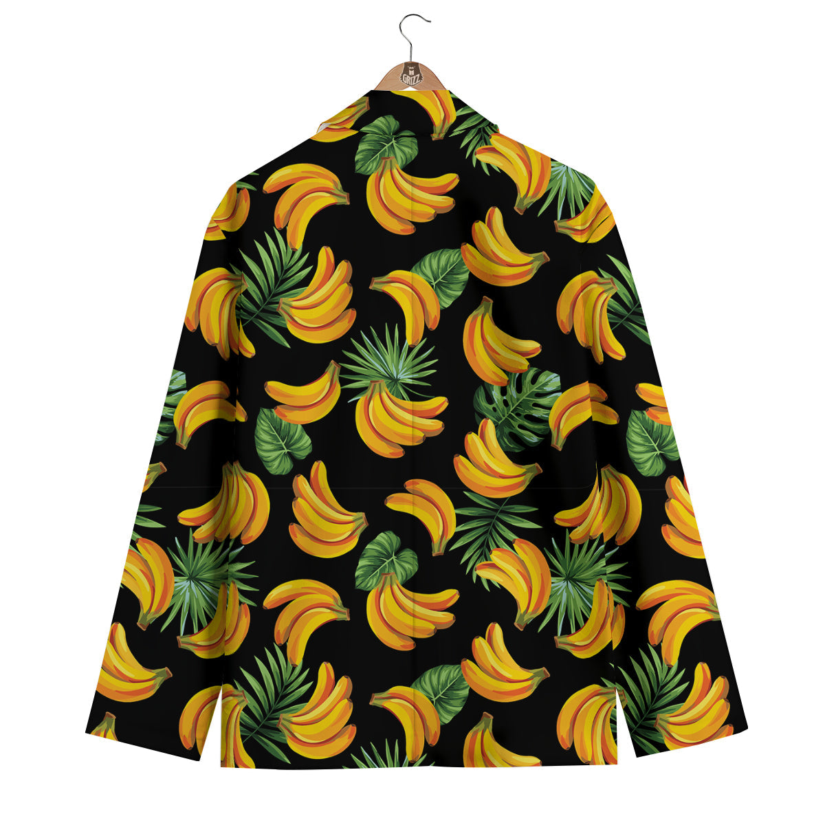 Fruit Banana Print Pattern Men's Blazer-grizzshop