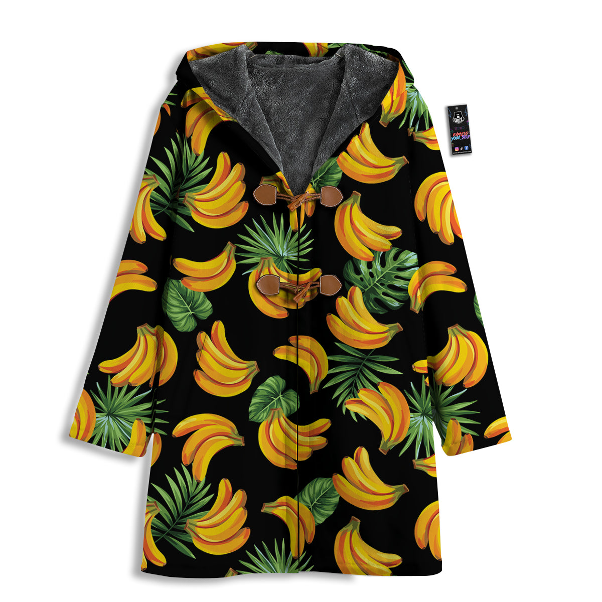 Fruit Banana Print Pattern Men's Windbreaker Jacket-grizzshop