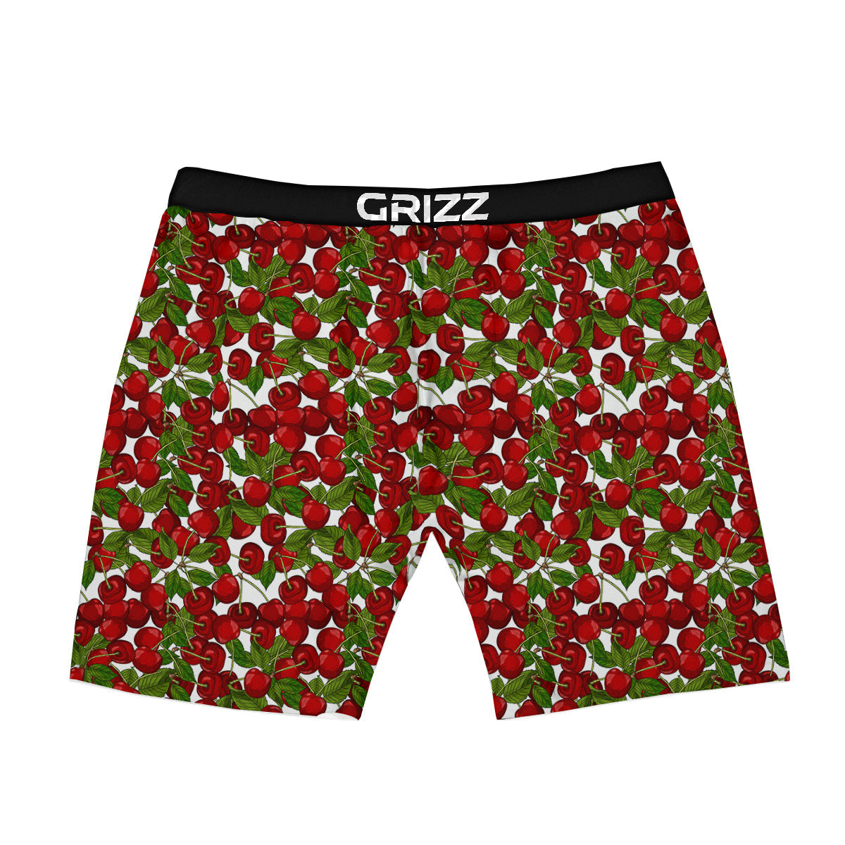Fruit Cherry Print Pattern Boxer Briefs-grizzshop