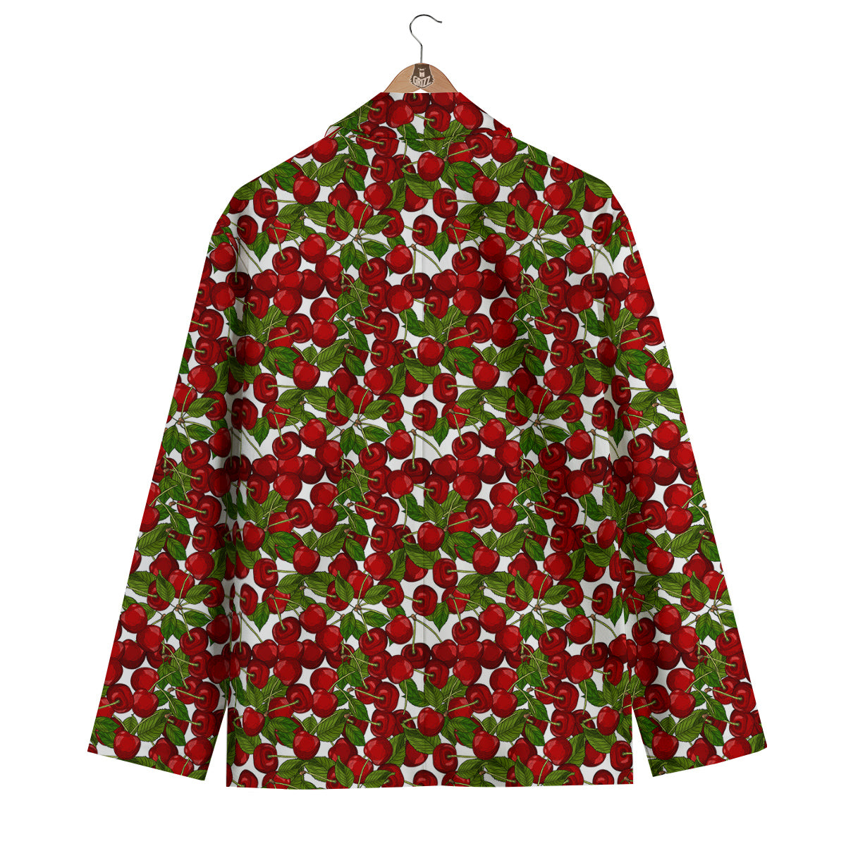 Fruit Cherry Print Pattern Men's Blazer-grizzshop