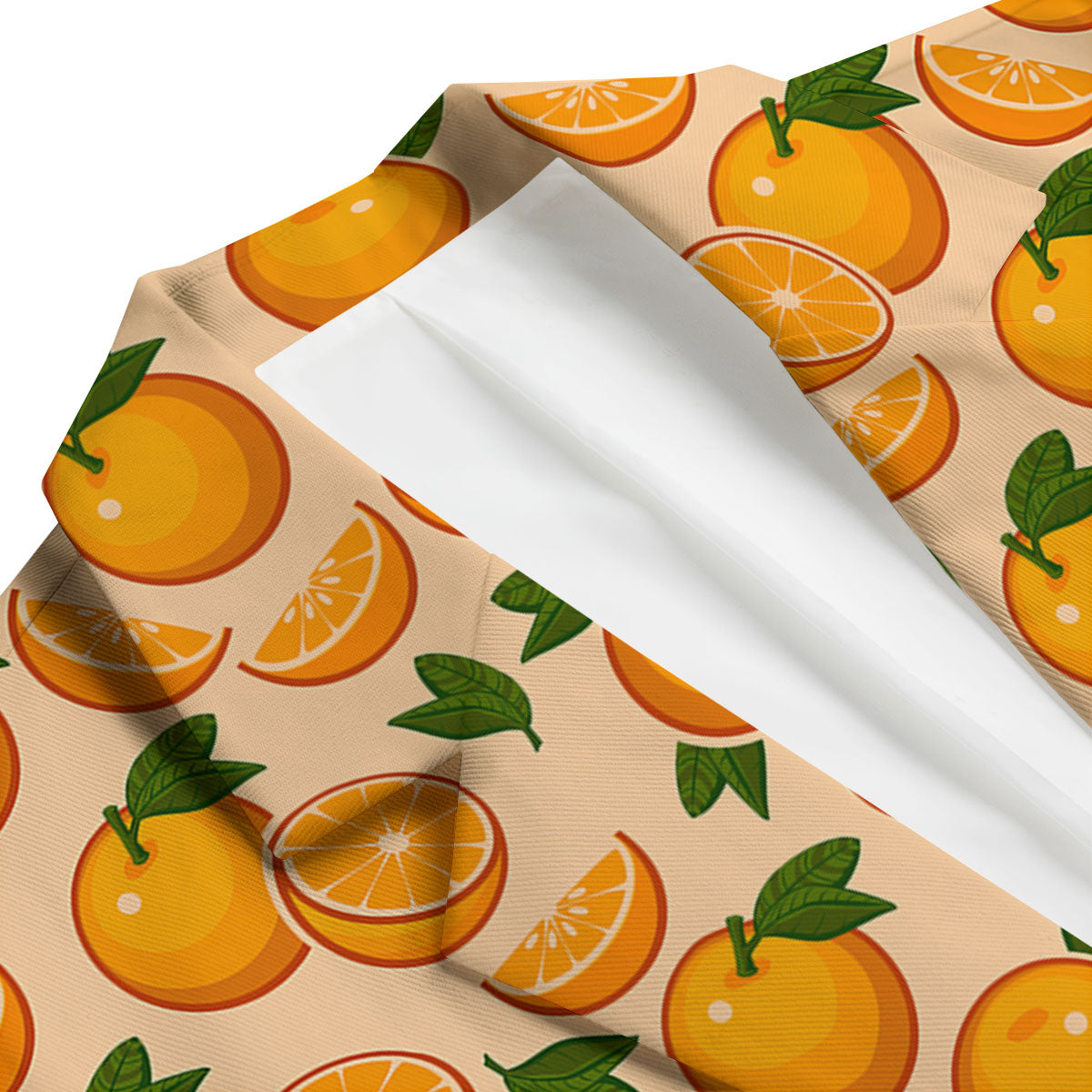 Fruit Orange Print Pattern Men's Blazer-grizzshop