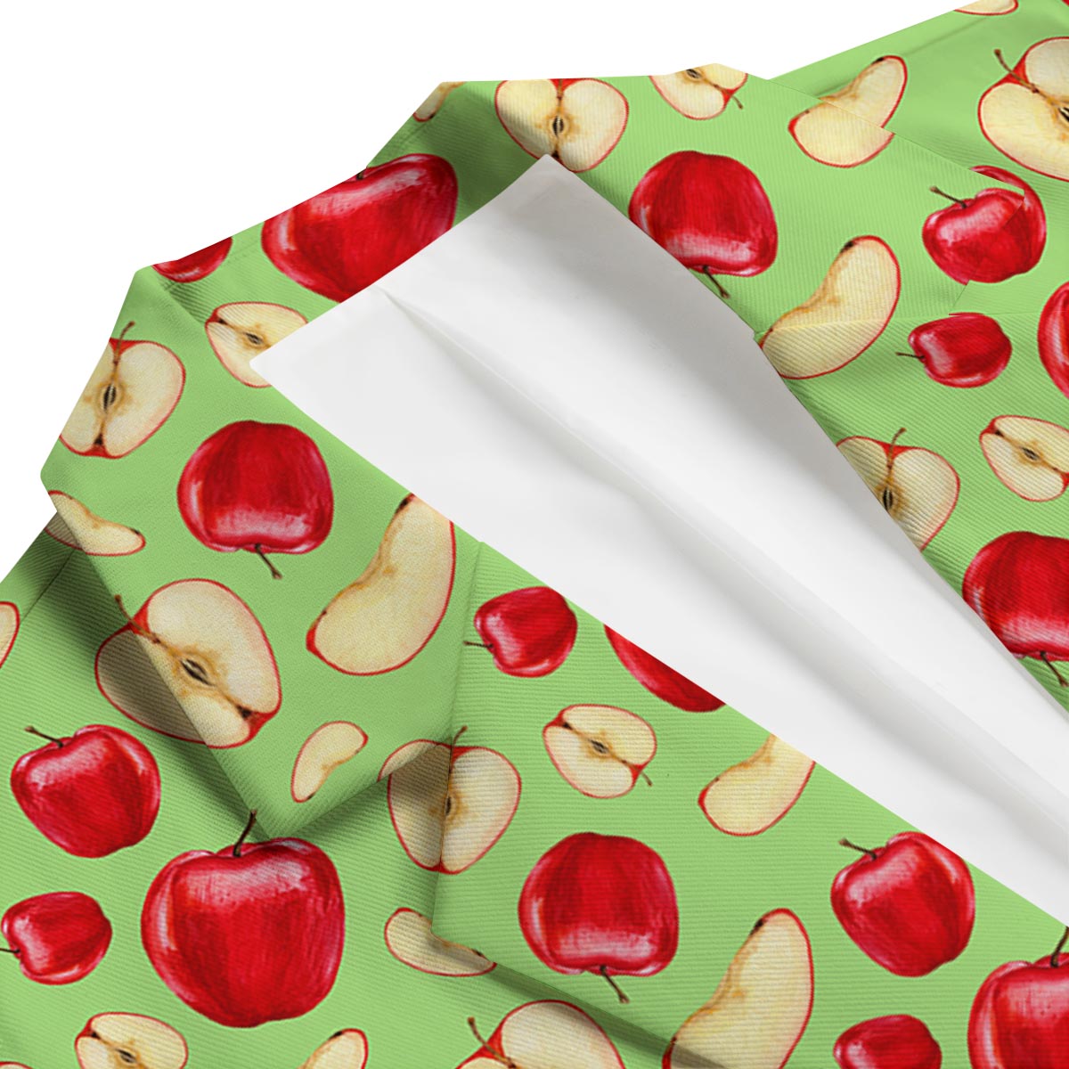 Fruit Red Apple Print Pattern Men's Blazer-grizzshop