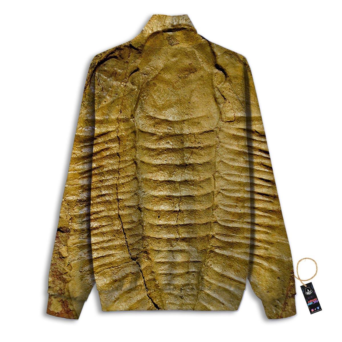 Fruit Ripe Apricot Print Pattern Track Jacket-grizzshop