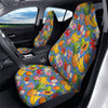 Fruits Aloha Tropical Print Pattern Car Seat Covers-grizzshop