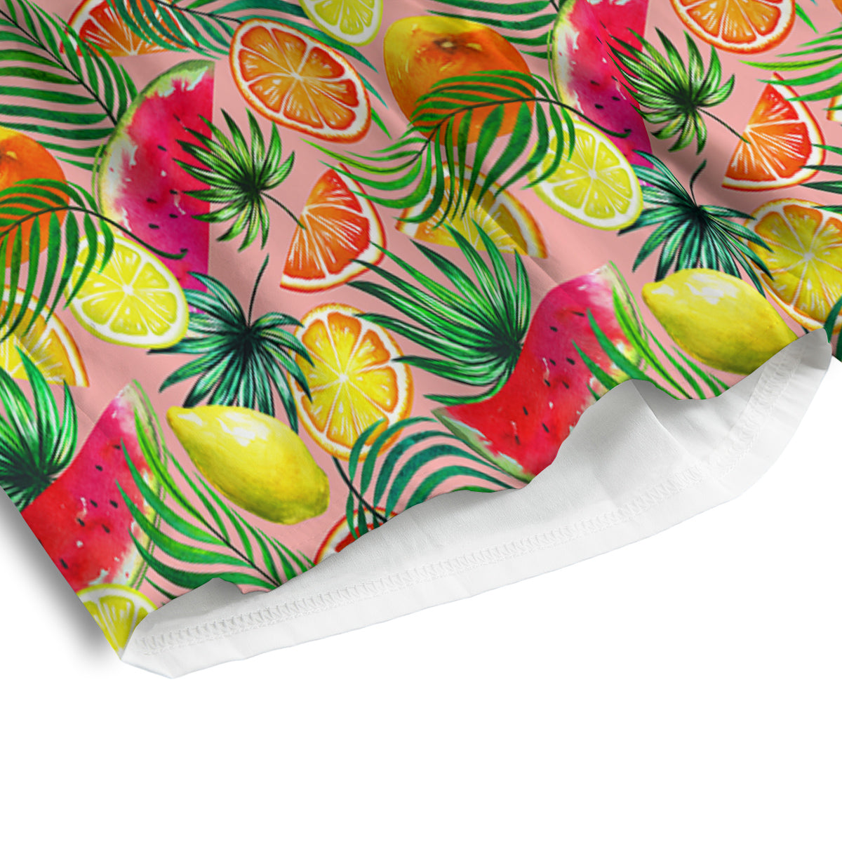 Fruits Cute Tropical Print Pattern Men's Athletic Shorts-grizzshop