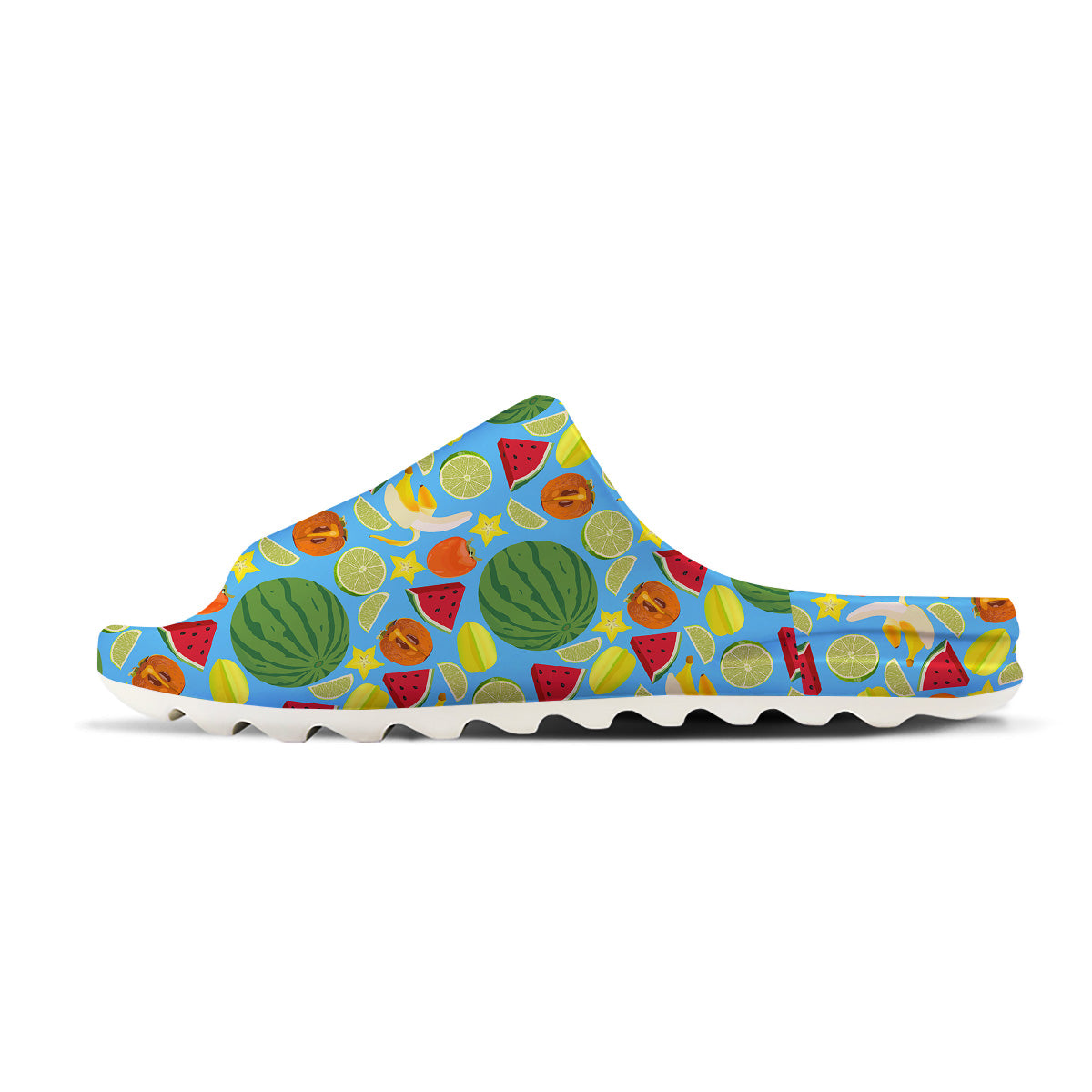 Fruits Depicting Print Pattern Sandals-grizzshop