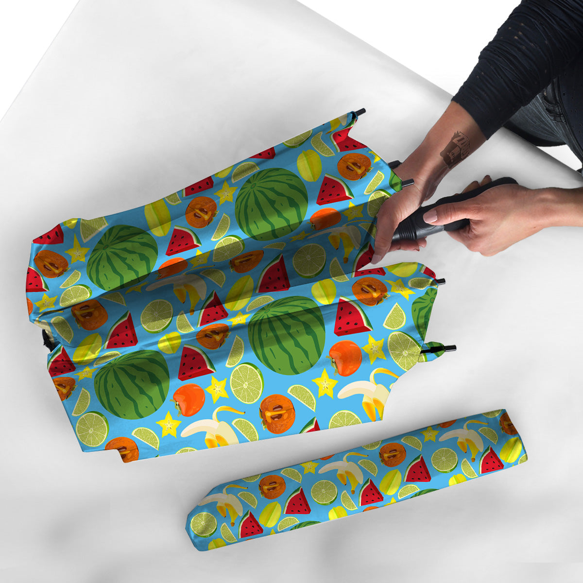 Fruits Depicting Print Pattern Umbrella-grizzshop