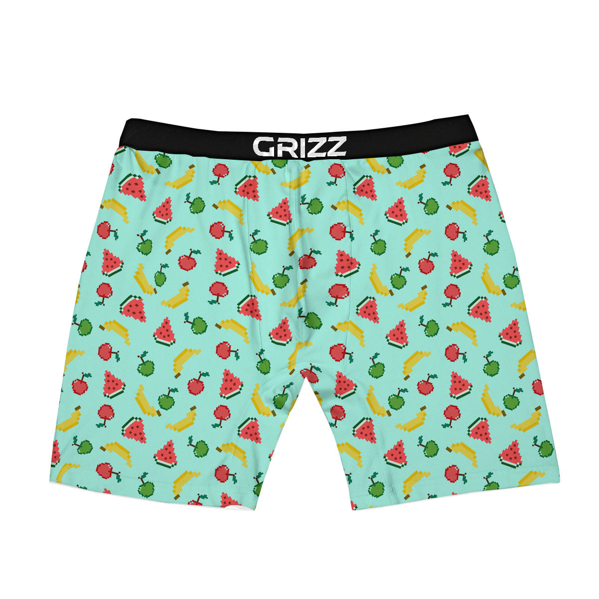 Fruits Pixel Print Pattern Boxer Briefs-grizzshop