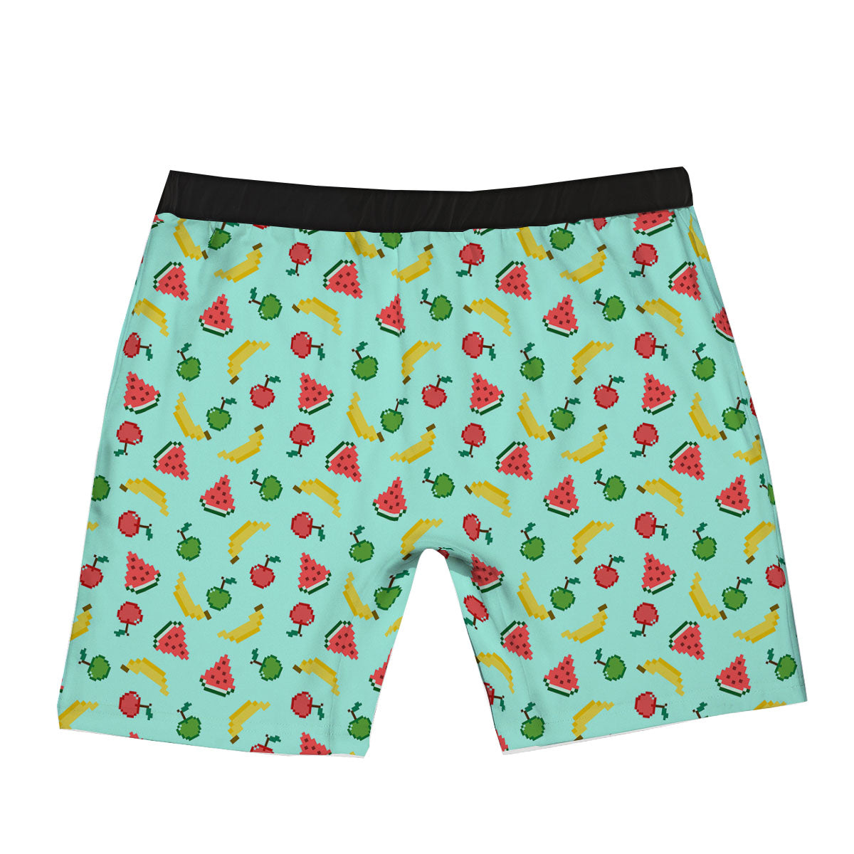 Fruits Pixel Print Pattern Boxer Briefs-grizzshop