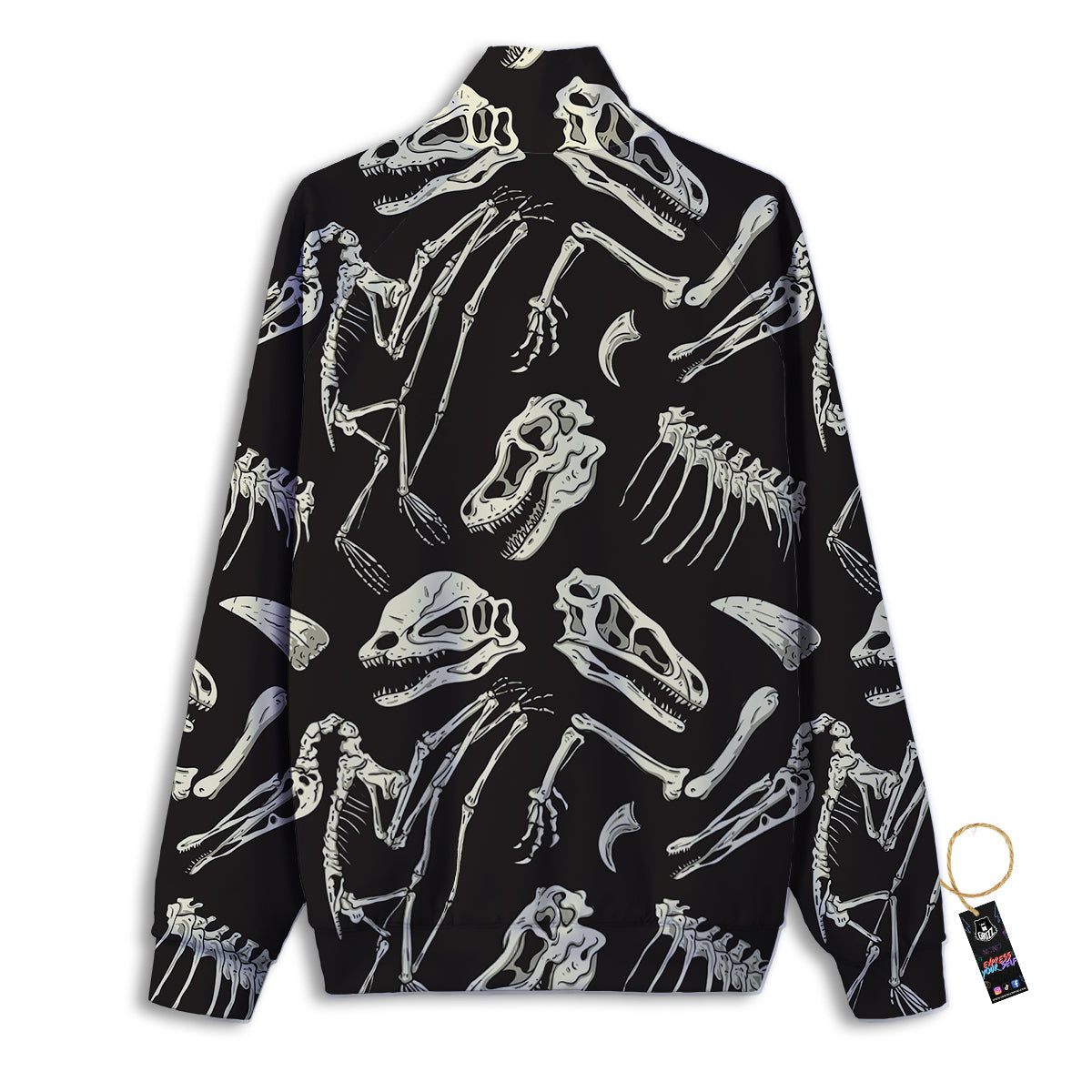 Fruits Pixel Print Pattern Track Jacket-grizzshop