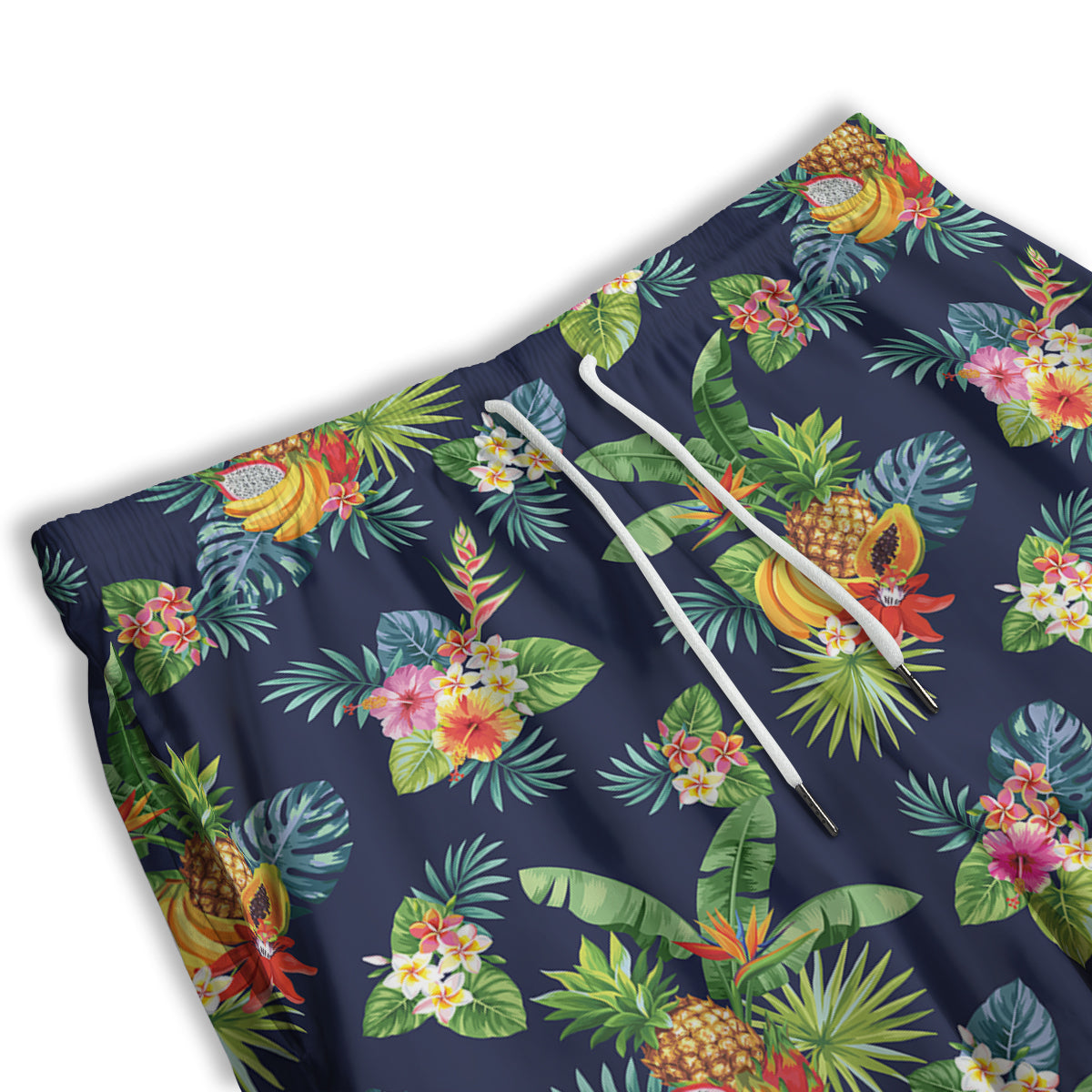 Fruits Tropical Vintage Print Pattern Men's Athletic Shorts-grizzshop