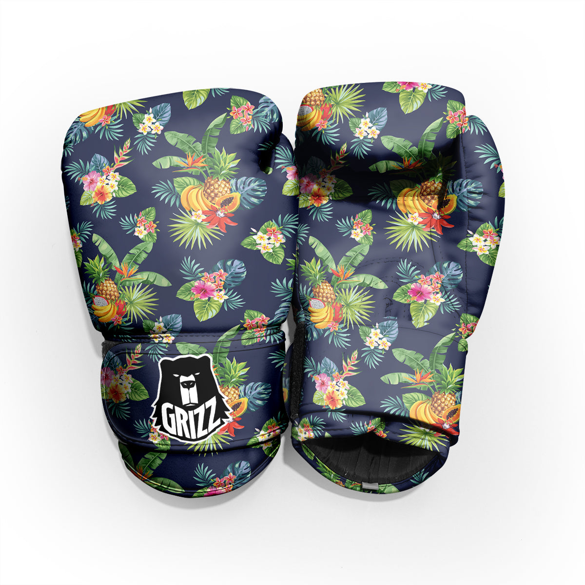 Fruits Tropical Vintage Print Pattern Sparring Gloves-grizzshop