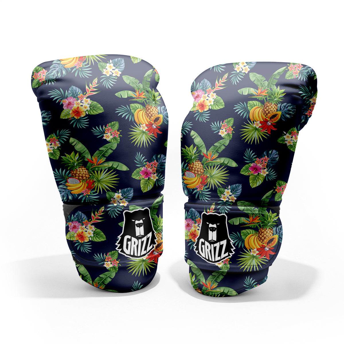 Fruits Tropical Vintage Print Pattern Sparring Gloves-grizzshop