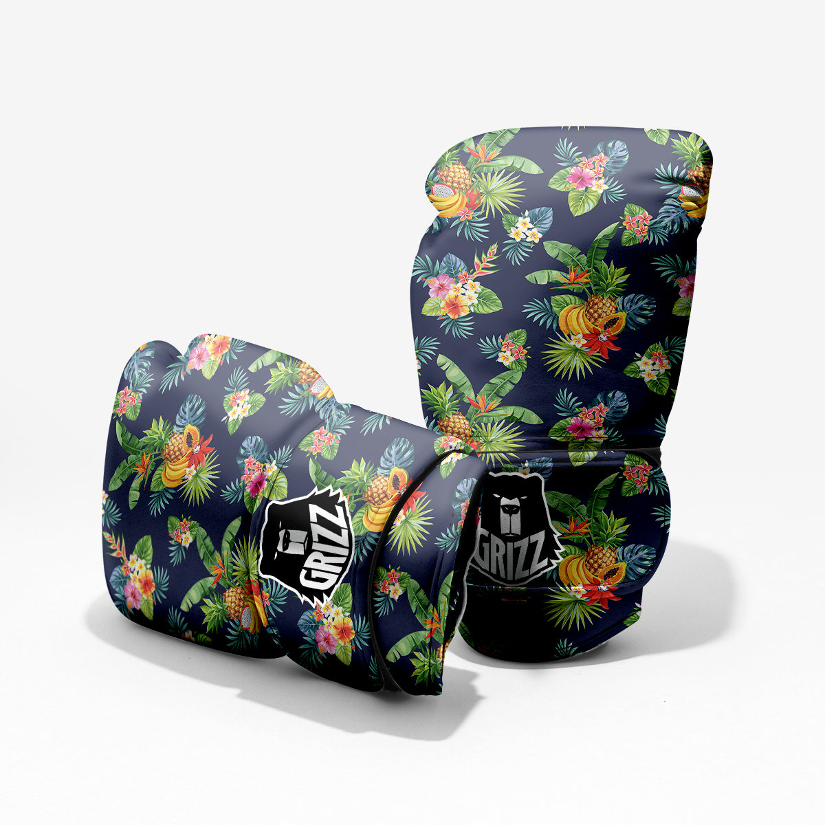 Fruits Tropical Vintage Print Pattern Sparring Gloves-grizzshop