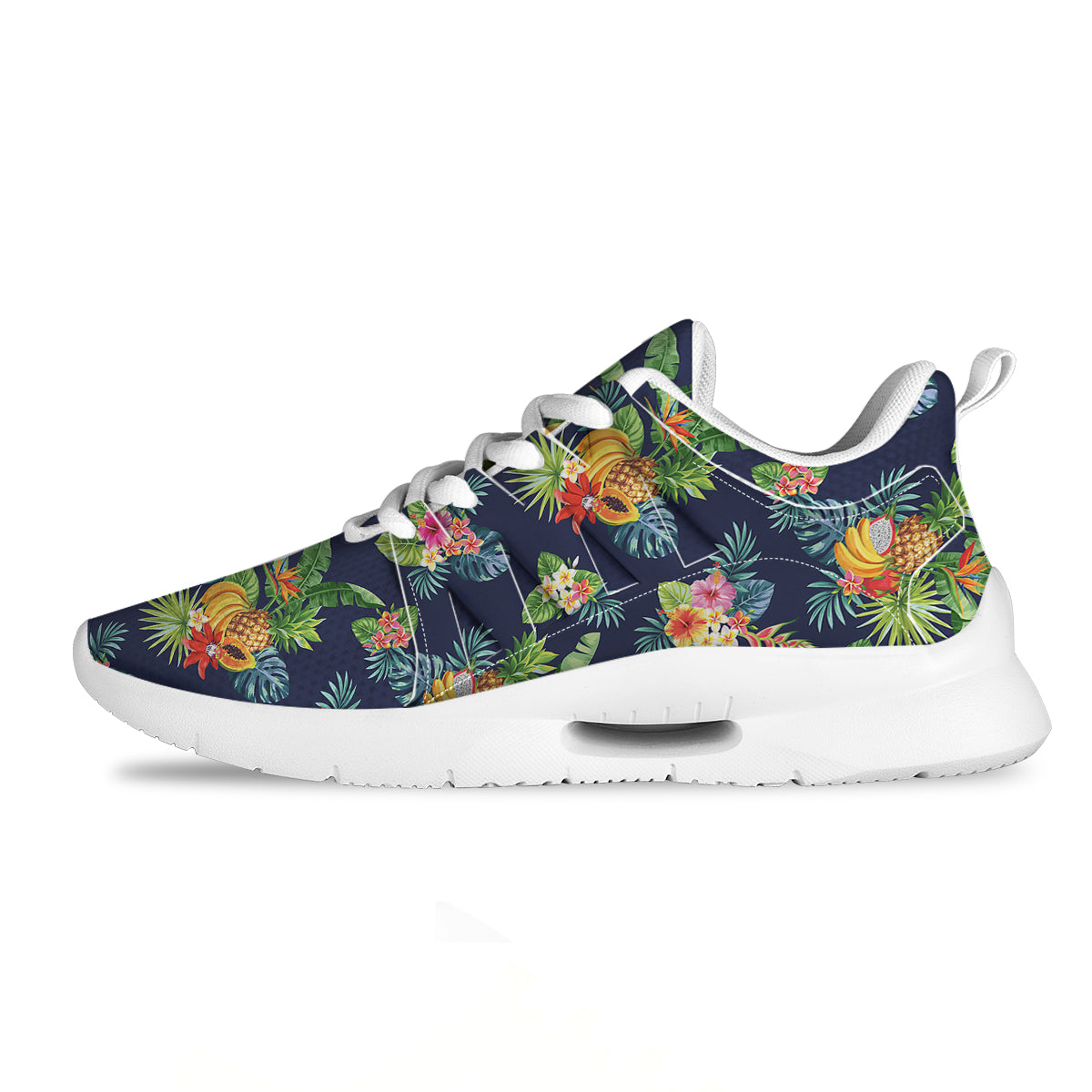Fruits Tropical Vintage Print Pattern Tennis Shoes-grizzshop