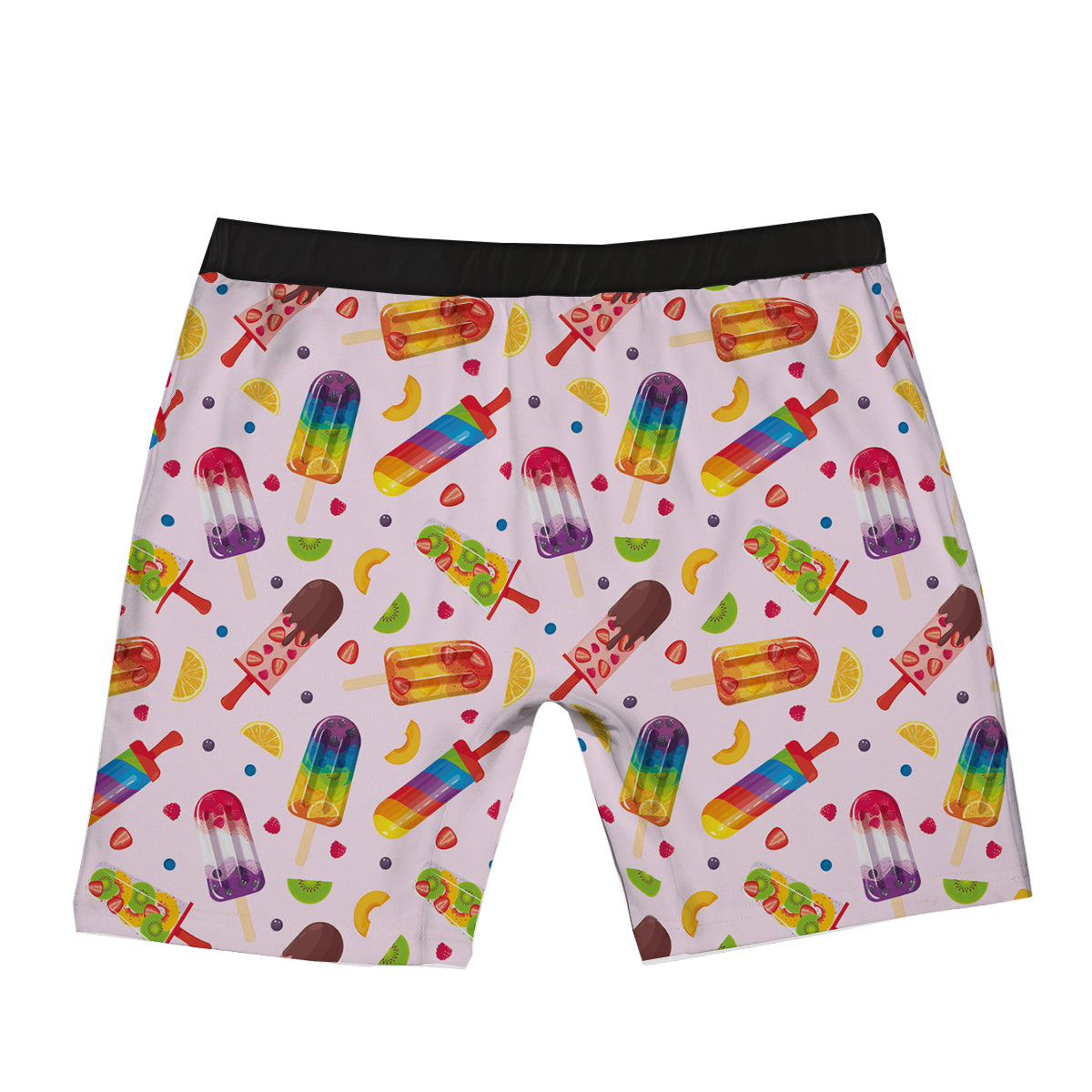 Fruity Ice Cream Print Pattern Boxer Briefs-grizzshop