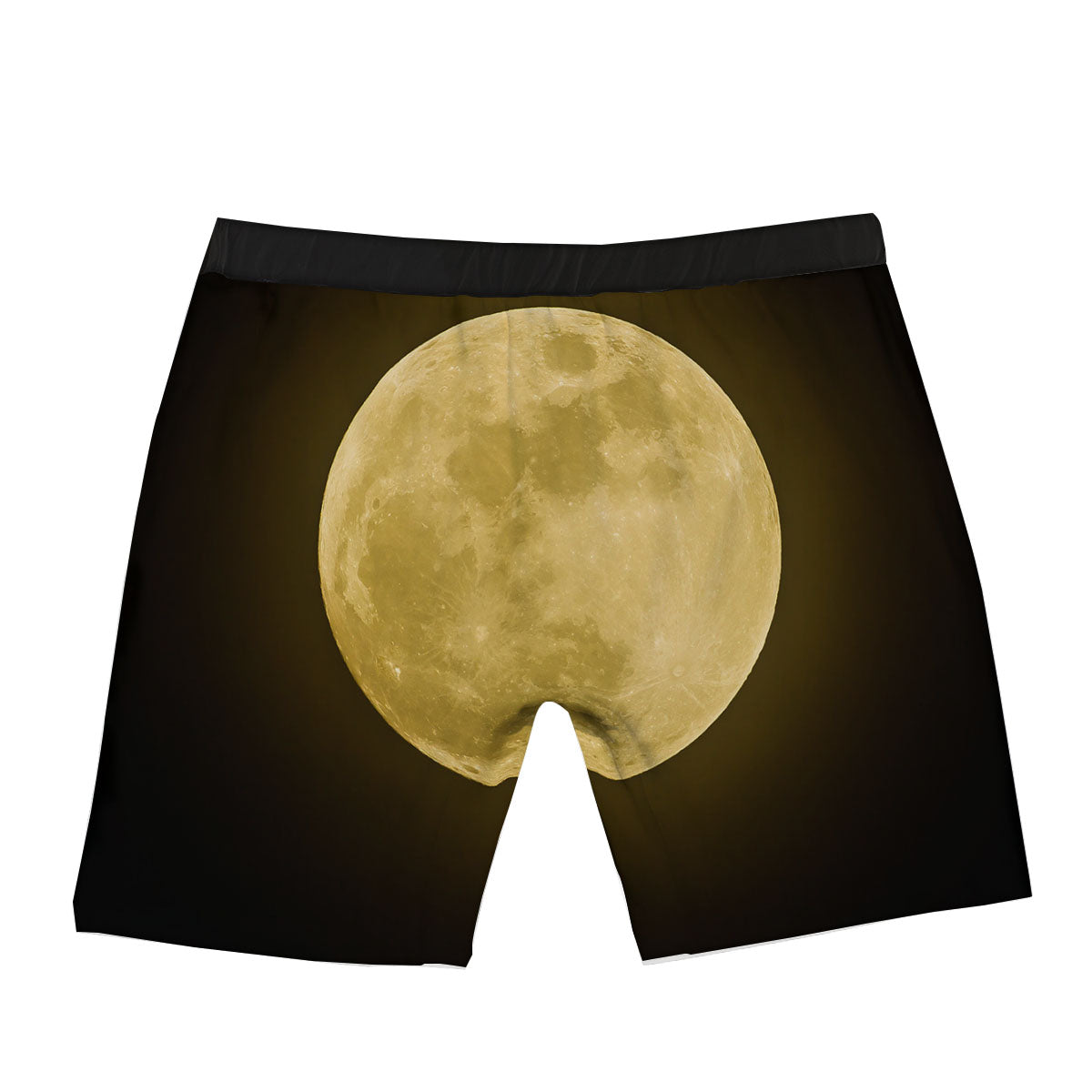 Full Moon Night Sky Print Boxer Briefs-grizzshop