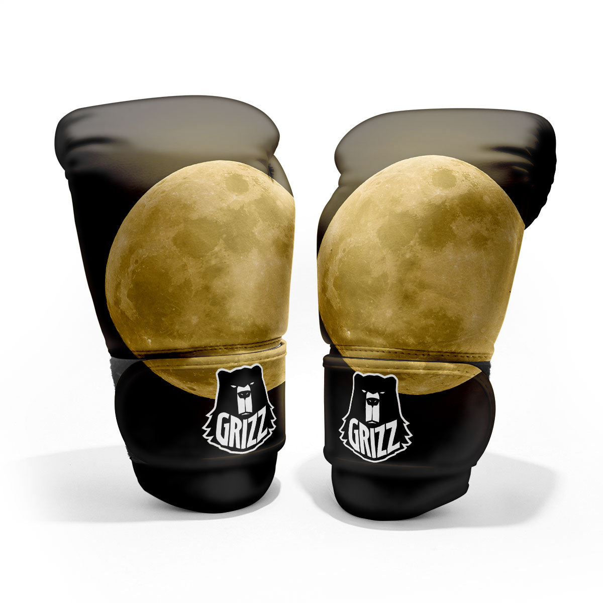 Full Moon Night Sky Print Pro Boxing Glove