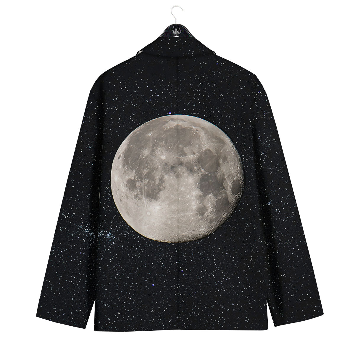 Full Moon Print Men's Sport Coat-grizzshop