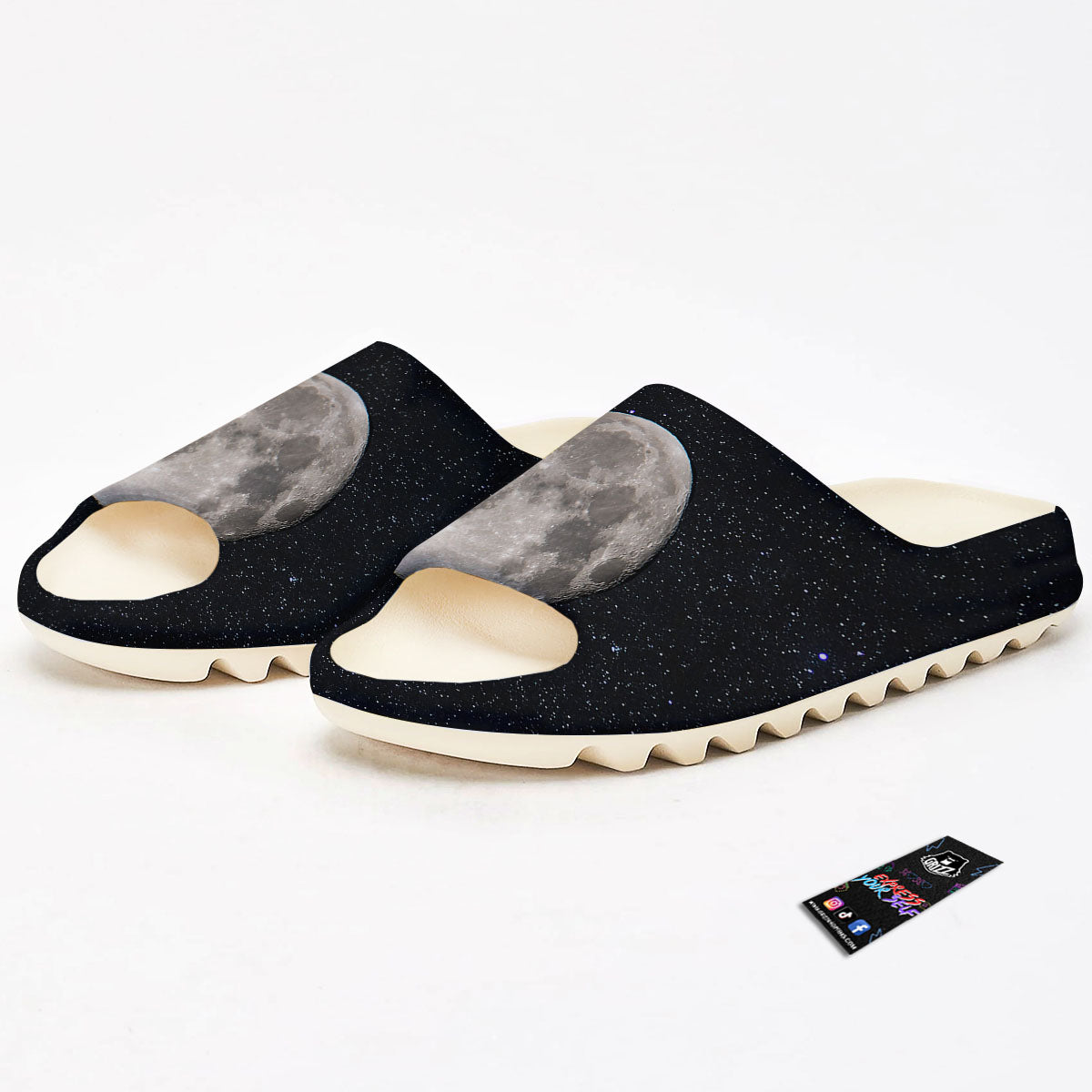 Full Moon Print Sandals-grizzshop