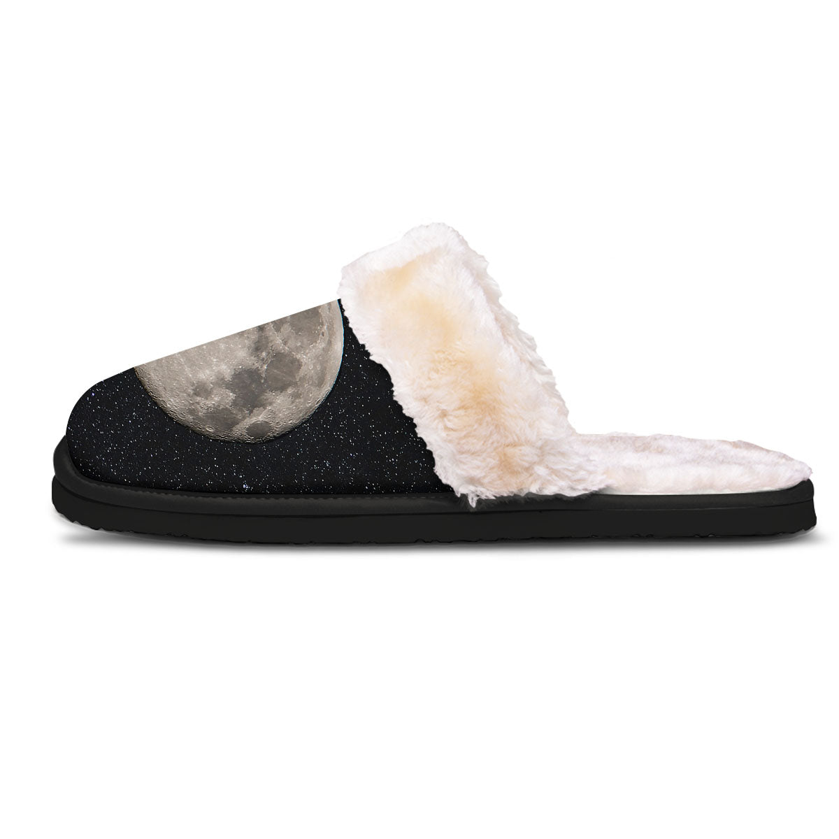 Full Moon Print Slippers-grizzshop