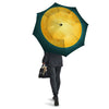 Full Moon Yellow Print Umbrella-grizzshop