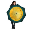 Full Moon Yellow Print Umbrella-grizzshop